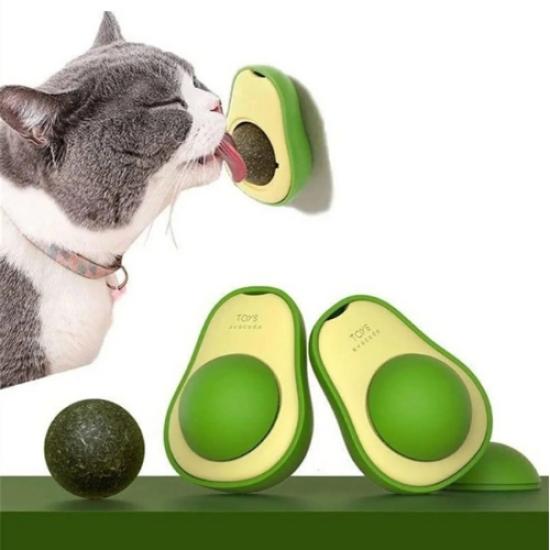 Nursoft Avokado Doğal Catnipli Kedi Yalama Topu
