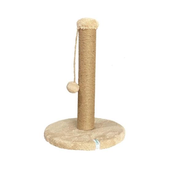 Nursoft Yuvarlak Ponponlu Kedi Tırmalama Direği 42 cm