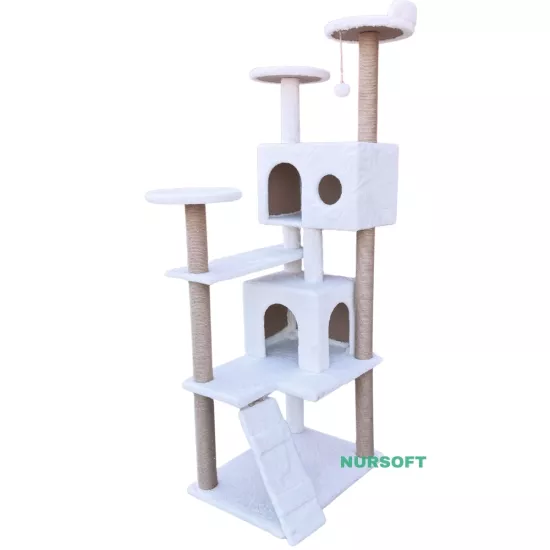 Nursoft Kule Kedi Evi Tırmalama