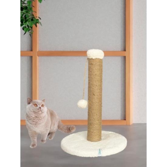 Nursoft Yuvarlak Ponponlu Kedi Tırmalama Direği 52 cm