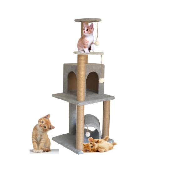T06 Kedi Oyun evi Kedi Tırmalama ve Oyun Evi