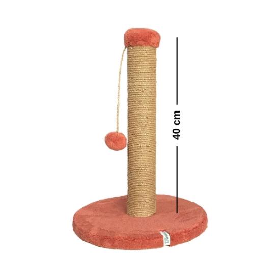 Nursoft Yuvarlak Ponponlu Kedi Tırmalama Direği 42 cm