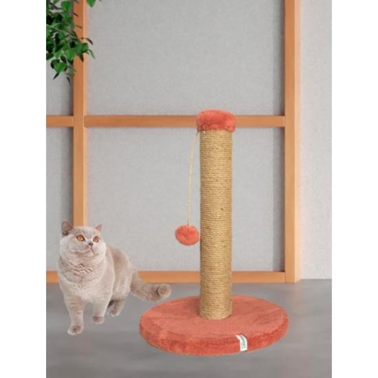 Nursoft Yuvarlak Ponponlu Kedi Tırmalama Direği 52 cm