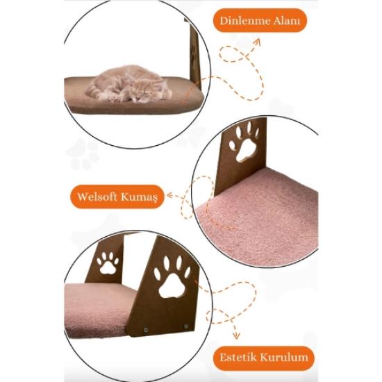Nursoft Kalorifer Petek Radyatöre Kolay Asılabilen Kedi Köpek Yatağı Peluş