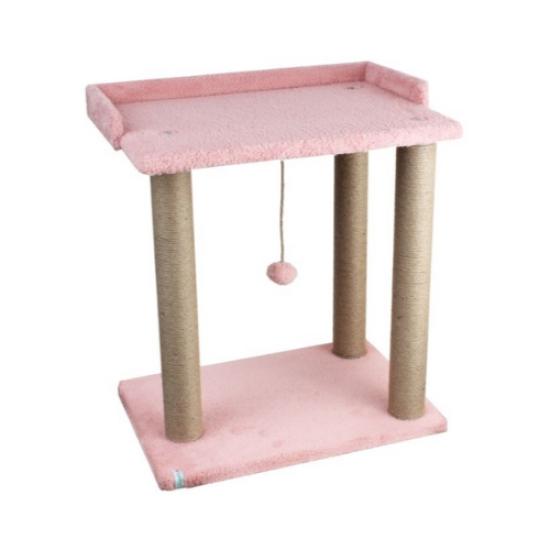 Nursoft Teraslı Yataklı Ponponlu Kedi Tırmalaması 50 cm