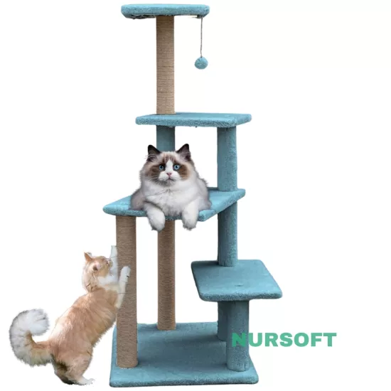 Nursoft Premium Tırmalama Tahtası Çok Katlı Uzun Boy Büyük Boy Kedi Koltuk Tırmalama Koruyucu