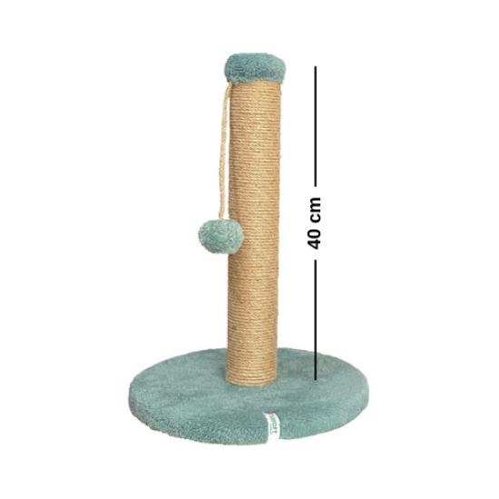 Nursoft Yuvarlak Ponponlu Kedi Tırmalama Direği 42 cm