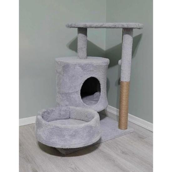 Nursoft Yuvarlak Teras ve Yuvalı Kedi Tırmalama NRS-013