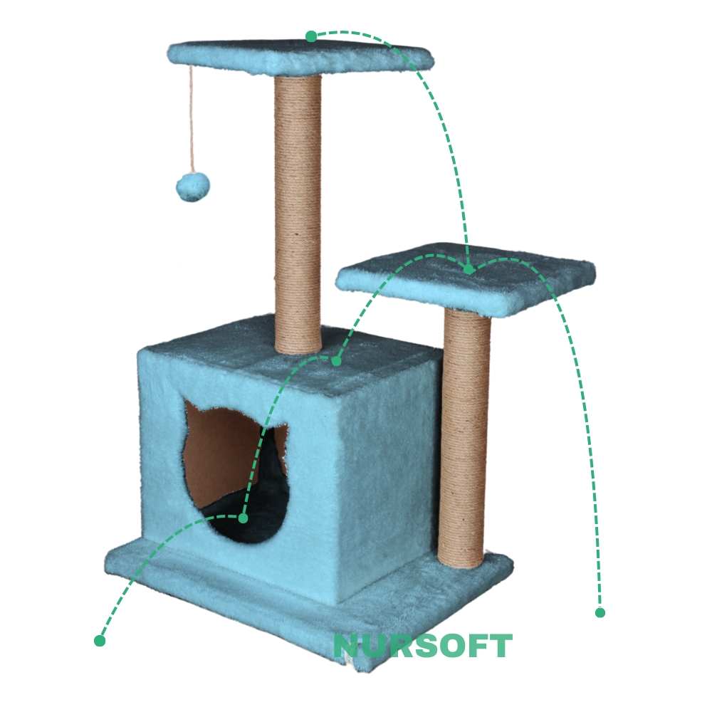 Nursoft Stepli Yuvalı Kedi Tırmalaması (Kedi Görünümlü) NR-0038