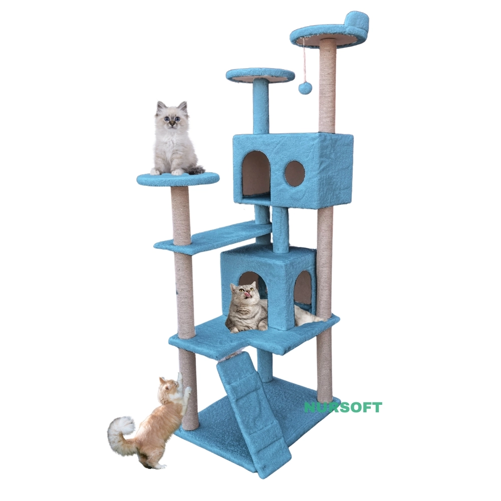 Nursoft Kule Kedi Evi Tırmalama