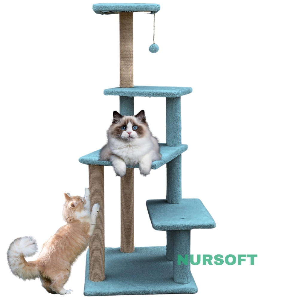 Nursoft Premium Tırmalama Tahtası Çok Katlı Uzun Boy Büyük Boy Kedi Koltuk Tırmalama Koruyucu