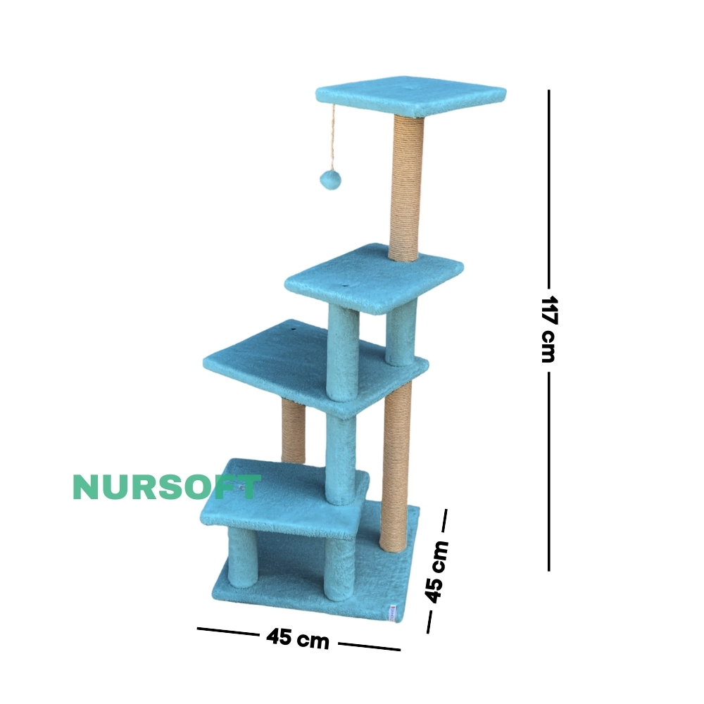 Nursoft Premium Tırmalama Tahtası Çok Katlı Uzun Boy Büyük Boy Kedi Koltuk Tırmalama Koruyucu