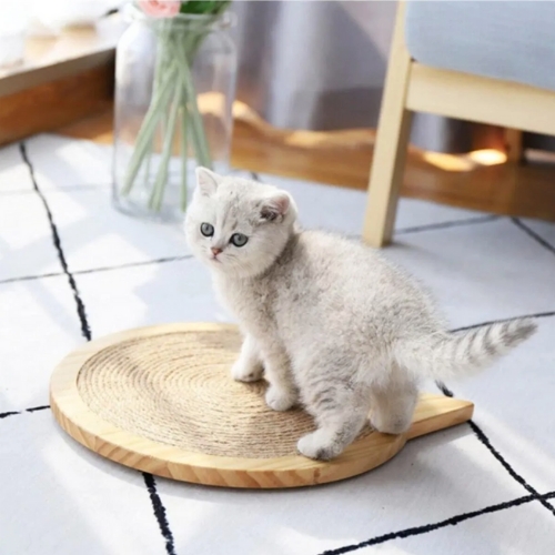 Duvara Monte Edilebilir Ahşap Kedi Tırmalama Mobilyası