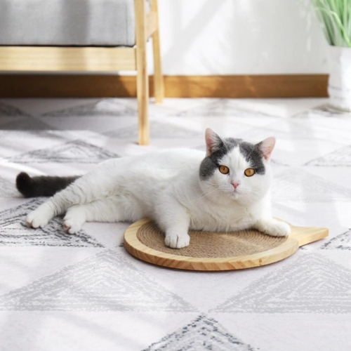 Duvara Monte Edilebilir Ahşap Kedi Tırmalama Mobilyası