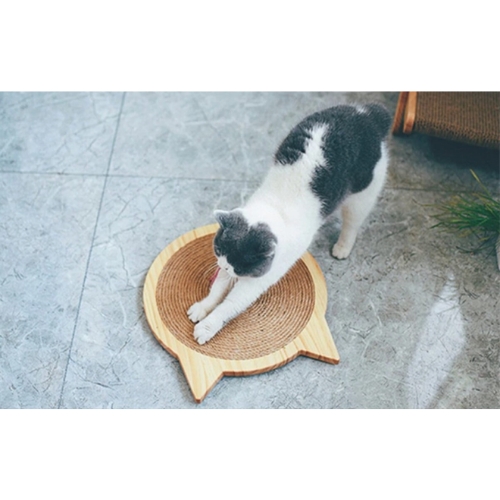 Duvara Monte Edilebilir Ahşap Kedi Tırmalama Mobilyası