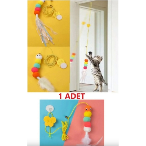 Nursoft Elastik Kendinden Yapışkanlı Kedi Oyun Oltası