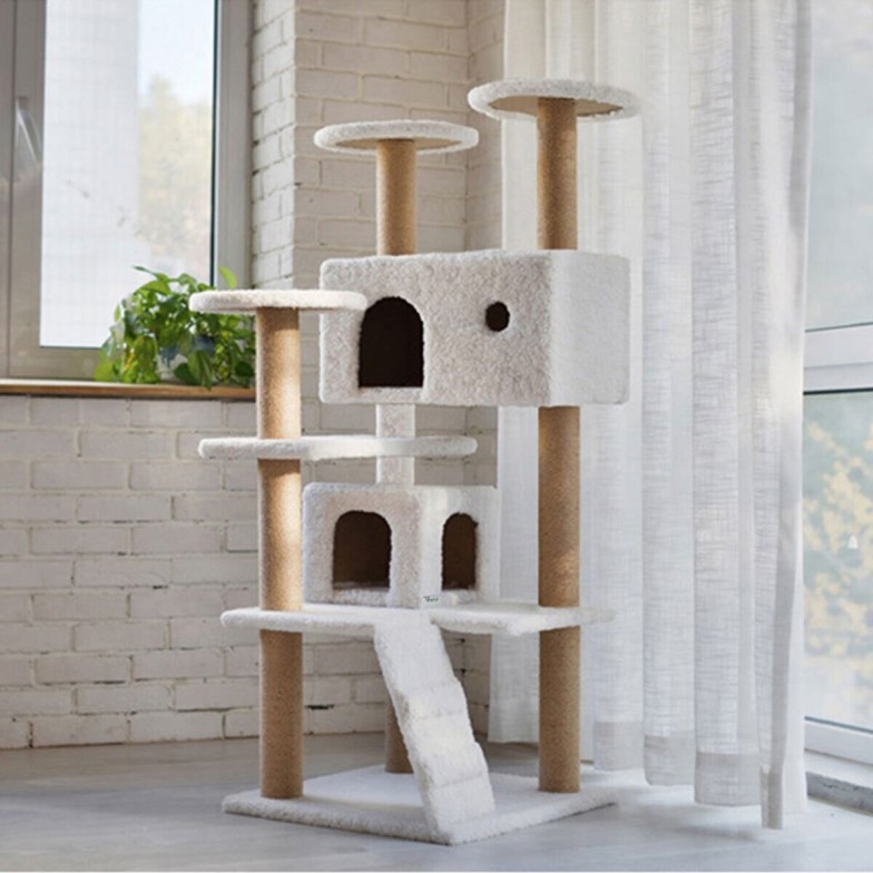 Üç Katlı Kedi Evleri